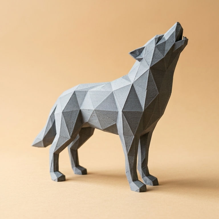 Low Poly Wolf